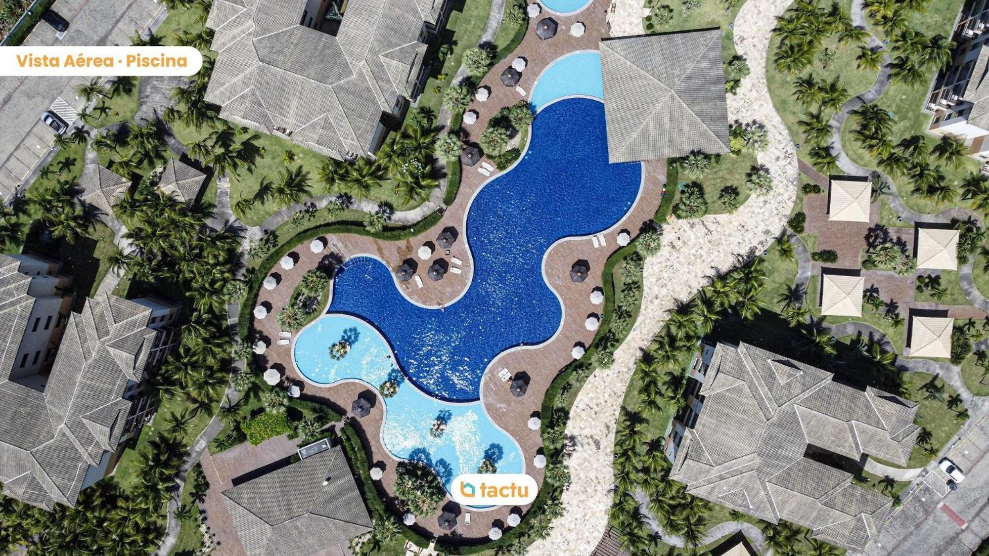 Terreo Enorme Luxuoso No Vg Sun Cumbuco Por Tactu Villa Bagian luar foto